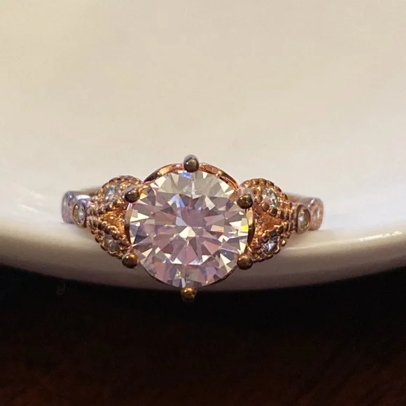 Rose ring (size 7) - Picture 2 of 2